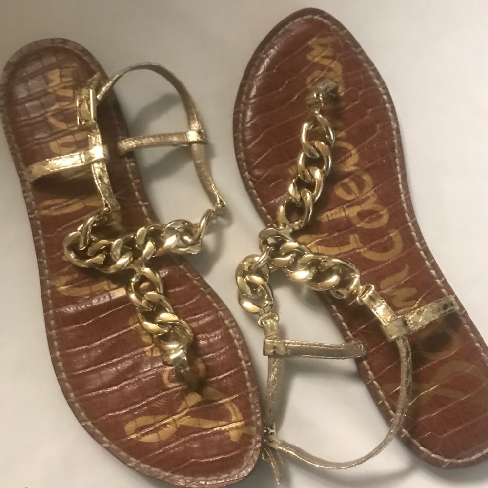 Sam Edelman Gold Sandal